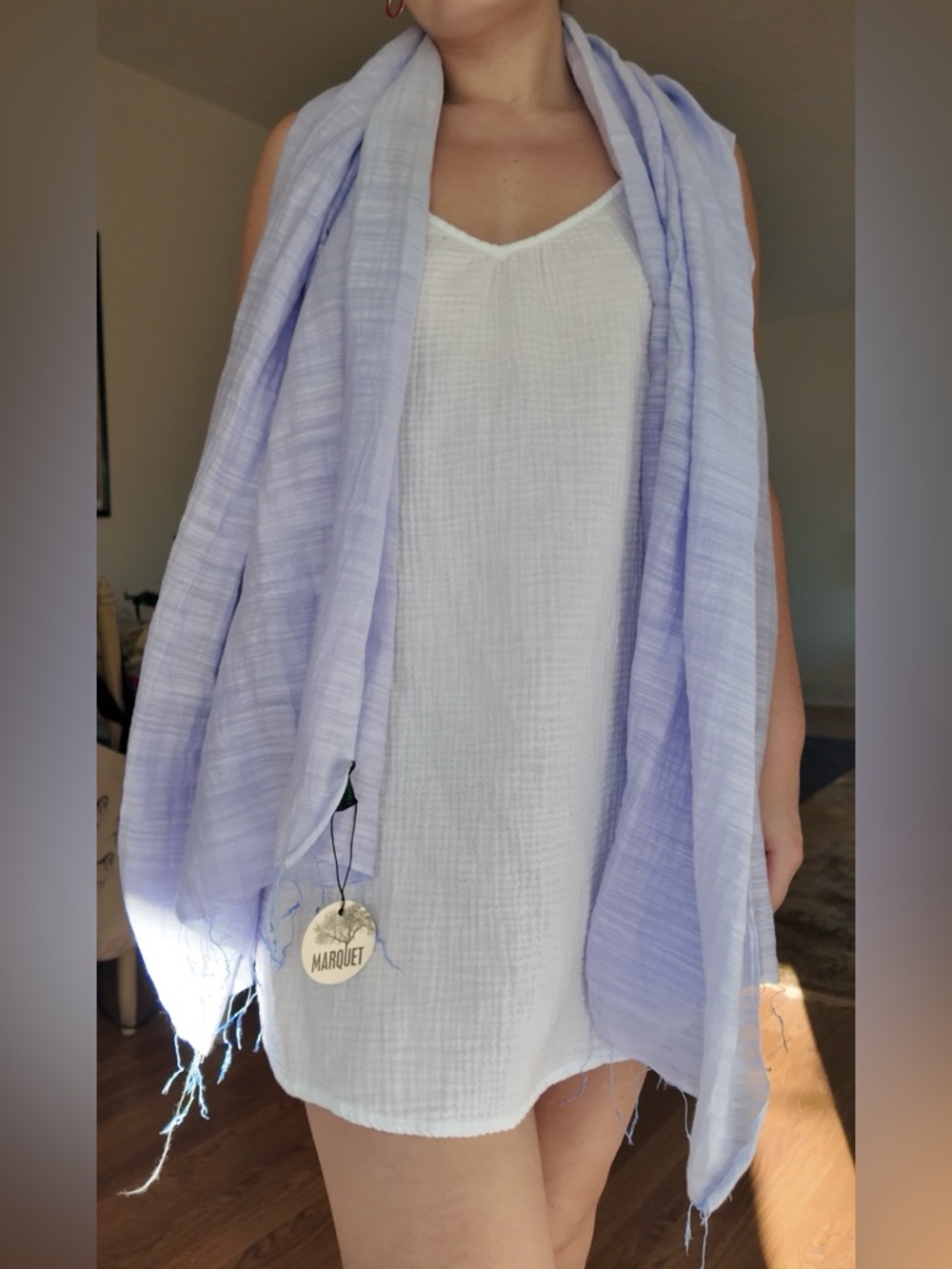 Marquet NWT Blue Scarf